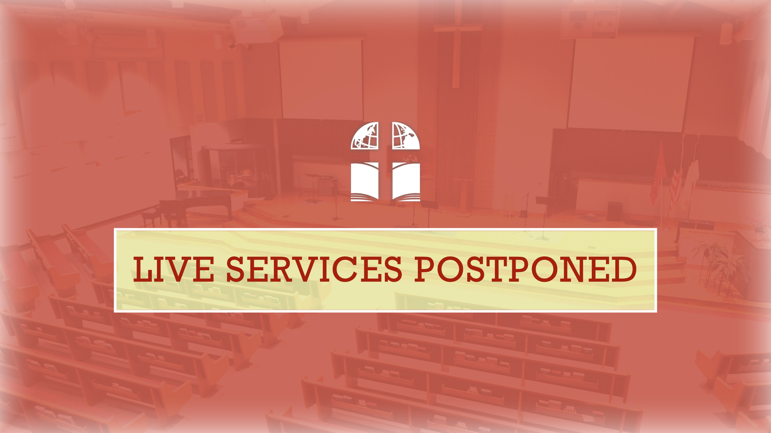 Read more about the article Church Ministry Update – Live Services Postponed