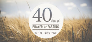 Read more about the article 40 Days of Prayer and Fasting for our Nation