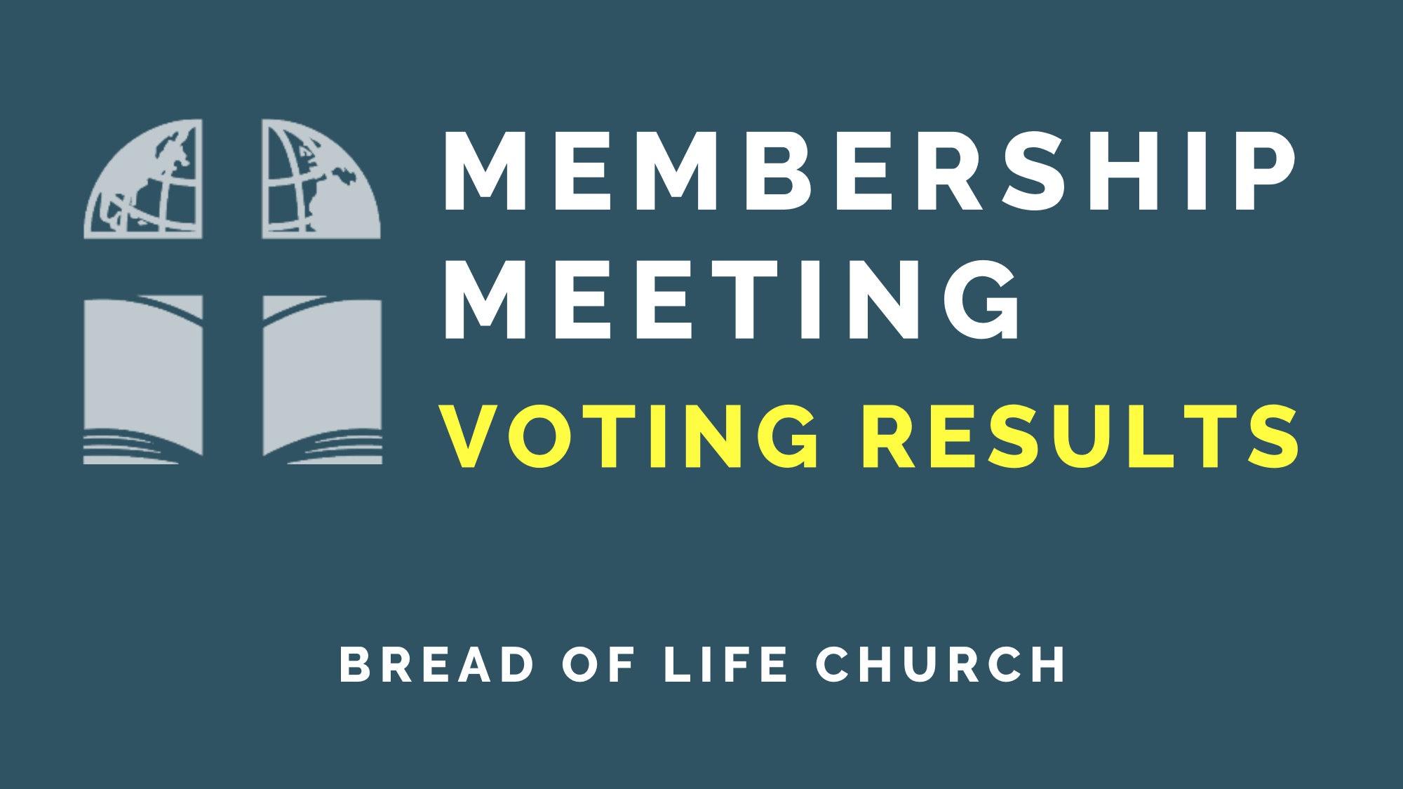 You are currently viewing Membership Meeting Voting Results